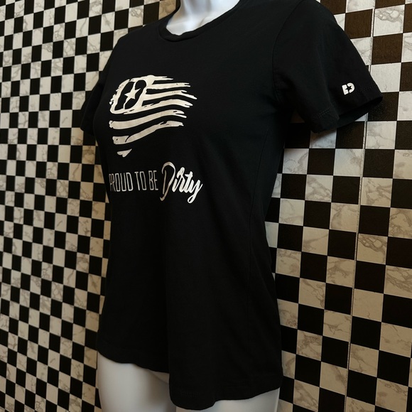 DIRTY REBEL "PROUD TO BE DIRTY” T shirt SIZE SM - Picture 2 of 2